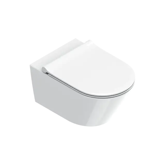 Catalano Zero Унитаз подвесной безободковый 35x55 см, смыв торнадо, Cataglaze, цвет: белый глянцевый 0111550001