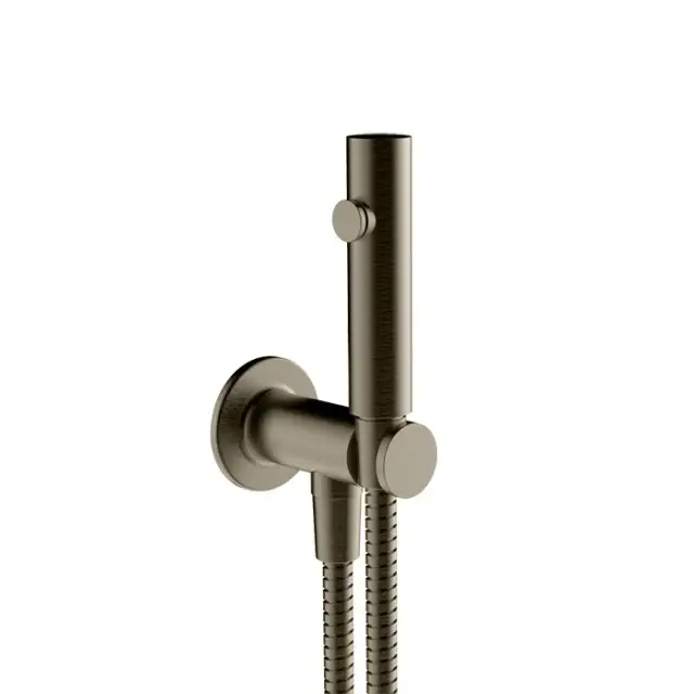 Gessi Inciso Гигиенический душ многостуйный, шланг 125 см, цвет: warm bronze brushed PVD 58153#726