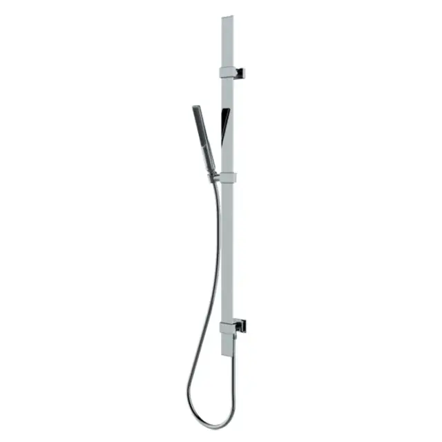 Bossini Apice Душевой гарнитур: штанга Flat 110 см с подводом воды, лейка, шланг, цвет: chrome D48088.030