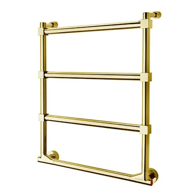 Margaroli Sole 512/TQ Полотенцесушитель электрический 52х64h (int 47), выкл. справа, цвет: gold 512TQ4704GOB