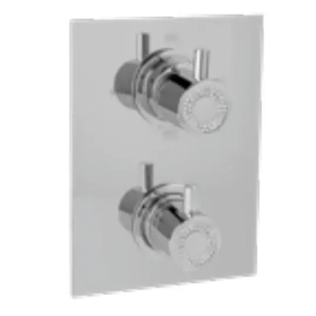 Maier Muse Diamond Смеситель термостат, для ванны/душа, с переключ. на 2 поток, цвет: хром 67 602RCR