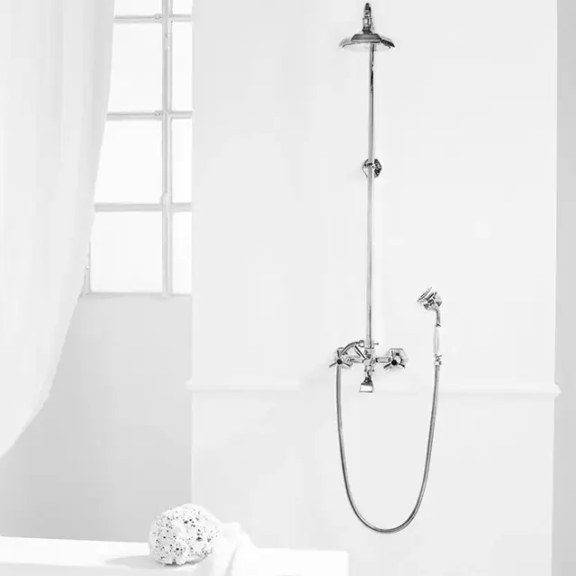 Stella Eccelsa Душевая стойка с верхним душем, цвет: хром EC 02514 CR00