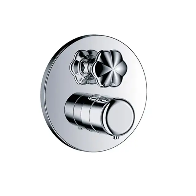 Jorger Florale Lotos Minarett Термостат для душа, с запорным вентилем, цвет: хром 600.40.380.000