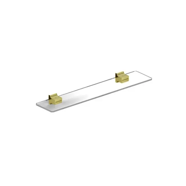 Stella Casanova Полочка стеклянная 60 см, 1065, цвет: золото CS 10025 AU00