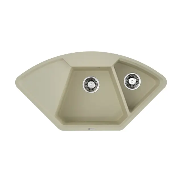 Omoikiri Yonaka 98-C-BE Кухонная мойка Artgranit 98x50 см, цвет: ваниль 4993710