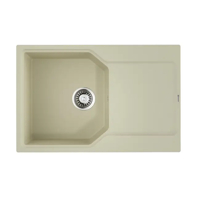 Omoikiri Yonaka 78-BE Кухонная мойка Artgranit 78x51 см, цвет: ваниль 4993702