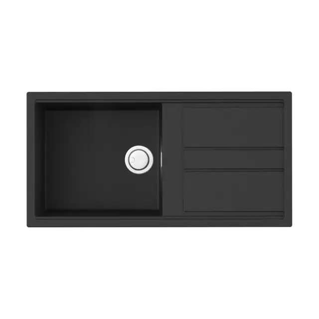 Omoikiri Kitagawa 100-GB Кухонная мойка Artceramic 100x51 см, цвет: графит 4993786