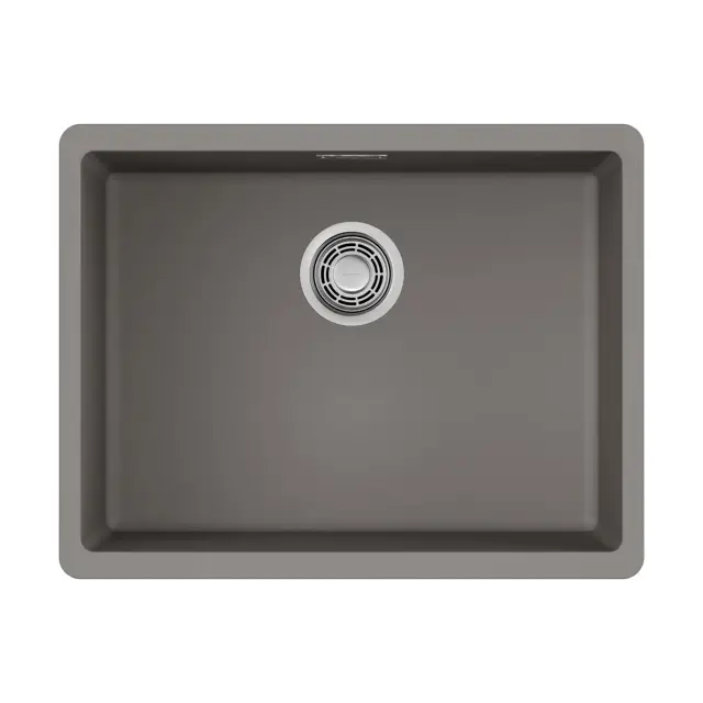 Omoikiri Kata 54-U-GR Кухонная мойка Artgranit 54x42 см, цвет: leningrad grey 4993411