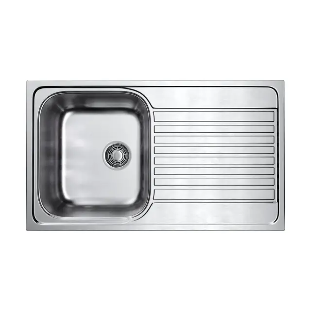 Omoikiri Kashiogawa 86-IN Кухонная мойка нерж. сталь 86x50 см, цвет: нержавеющая сталь 4993453