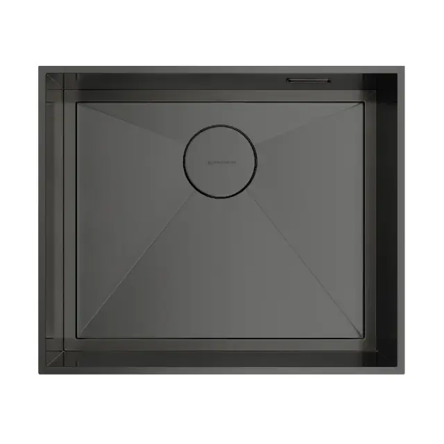 Omoikiri Kasen 53-26-INT-GM Кухонная мойка нерж. сталь 53x46 см, цвет: вороненая сталь 4993496
