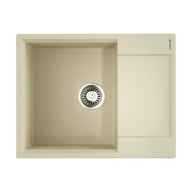 Omoikiri Daisen 65-BE Кухонная мойка Artgranit 65x51 см, цвет: ваниль 4993678