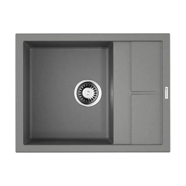 Omoikiri Sumi 65-GR Кухонная мойка Tetogranit 65x50 см, цвет: leningrad grey 4993549