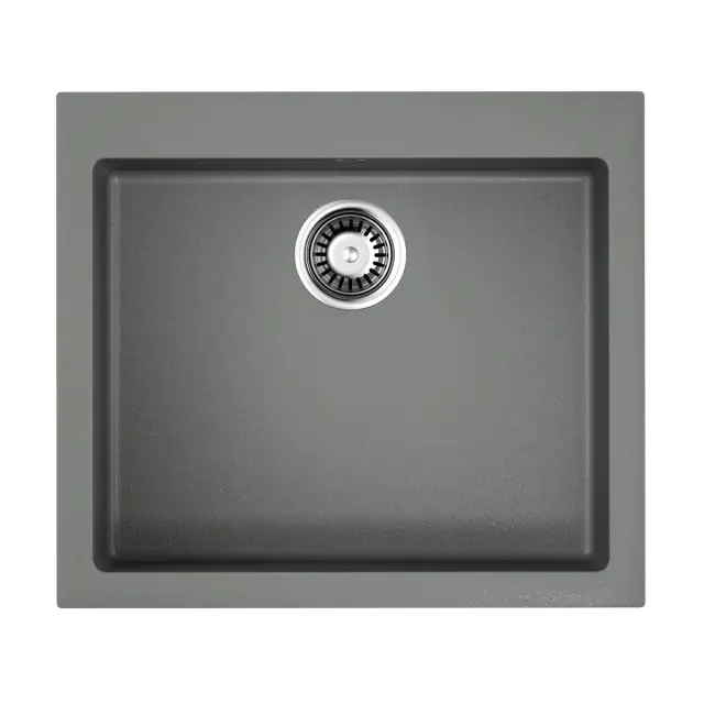 Omoikiri Bosen 57-GR Кухонная мойка Tetogranit 57x50 см, цвет: leningrad grey 4993556
