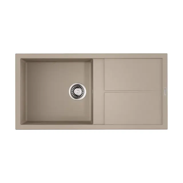 Omoikiri Sumi 100-SA Кухонная мойка Tetogranit 100x50 см, цвет: бежевый 4993656