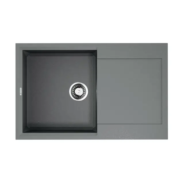 Omoikiri Sakaime 79-GR Кухонная мойка Tetogranit 79x50 см, цвет: leningrad grey 4993553