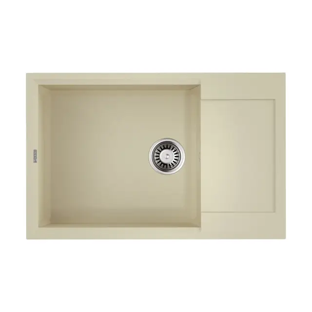 Omoikiri Sakaime 78-LB-BE Кухонная мойка Tetogranit 78x50 см, цвет: ваниль 4993901