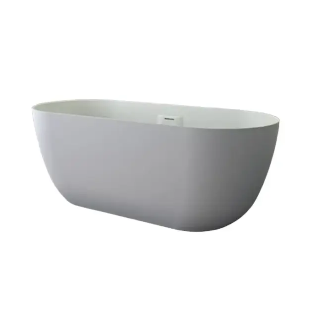 Knief Lotus Ванна из K-Stone отдельностоящая 170х75, цвет: белый матовый 0600-609-01