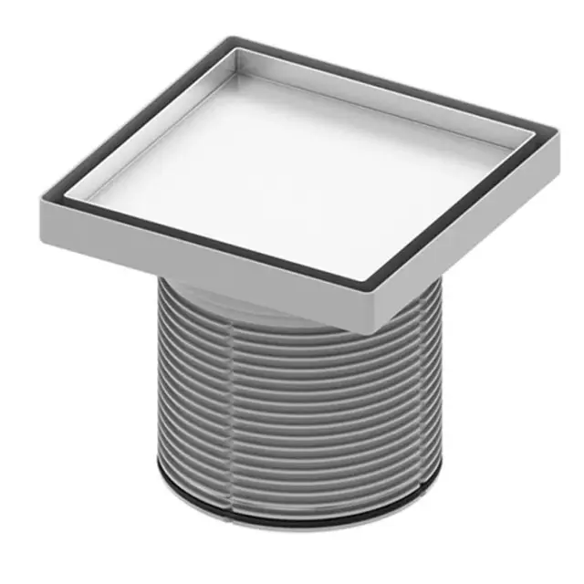 Tece Drainpoint S Основа для плитки 15х15 см, в рамке, с монтажным элементом, нержавеющая сталь 3660011