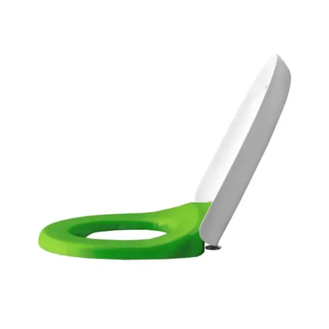 Laufen Florakids Сиденье для унитаза, цвет: белый/зеленый 8.9103.1.072.000.1