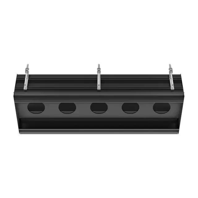 Gessi Binario Профиль линейный 109 cм, для 5 модулей, установка Easy-Fix, цвет: matte black 61129#299