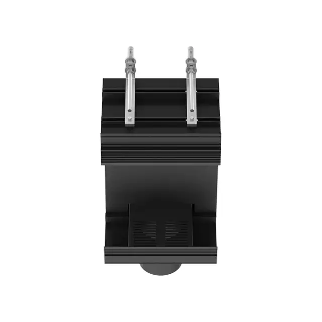 Gessi Binario Профиль линейный 25 cм, с подготовкой под систему ОВиК/HVAC, цвет: matte black 61031#299