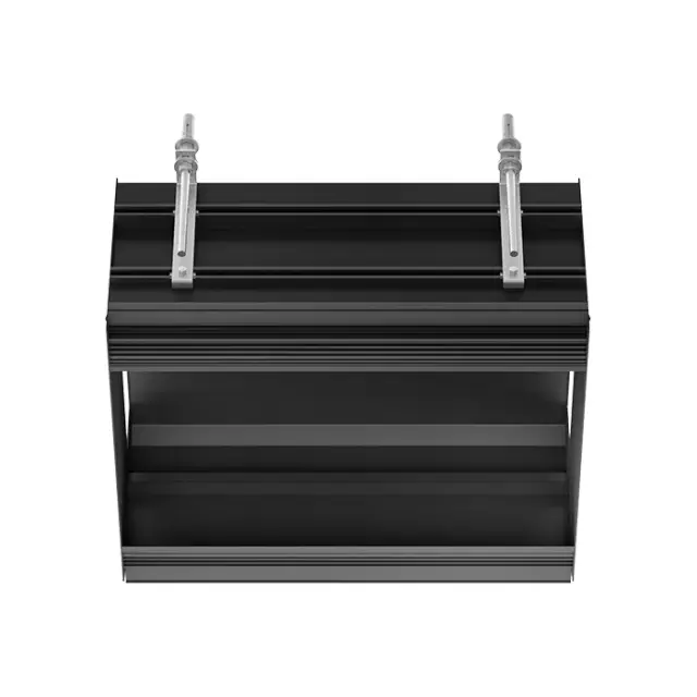 Gessi Binario Профиль линейный 46 cм, без подготовки под модули, цвет: matte black 61013#299