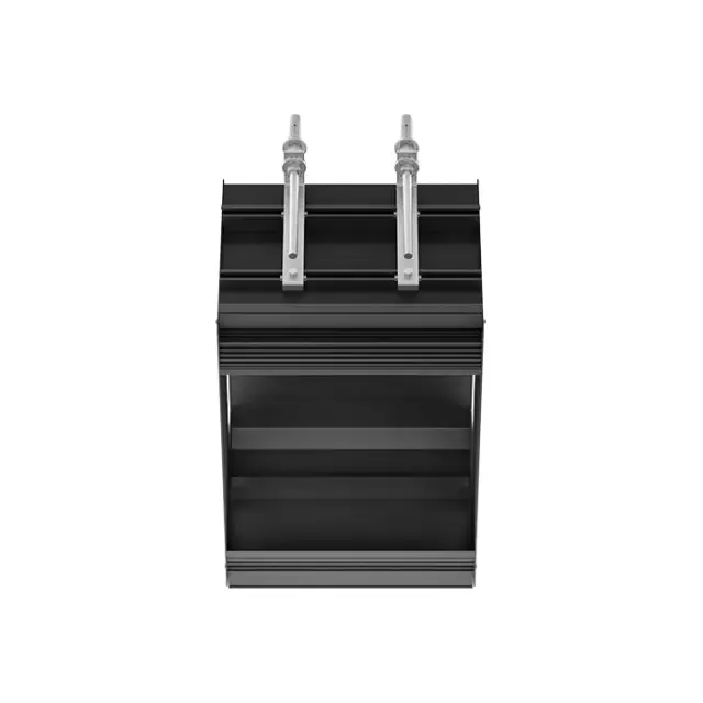 Gessi Binario Профиль линейный 25 cм, без подготовки под модули, цвет: matte black 61011#299