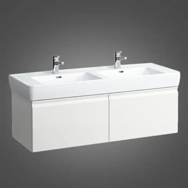 Laufen Pro Шкафчик 122x45xh39 см, под раковину, цвет: белый матовый 4.8308.2.095.463.1