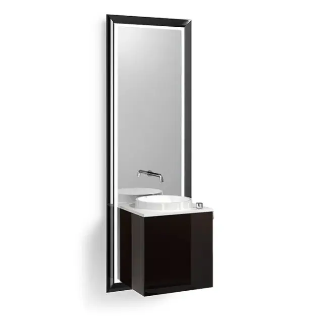 Emco Touch 450 classic Комплект мебели с дверцей правый, цвет черный/optiwhite 9550 293 00