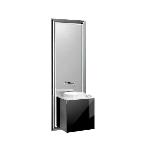 Emco Touch 450 pure Комплект мебели с дверцей левый, цвет черный/цвет черный 9551 294 01