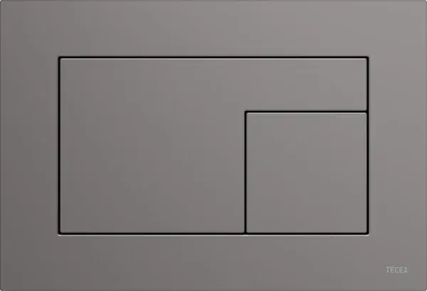 Tece Velvet Кнопка смыва для унитаза с покрытием против отпечатков пальцев, fenix, цвет: антрацит 9240731