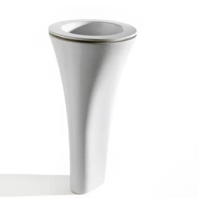 Cielo Amedeo Пьедестал для раковины, в комплекте с сифоном, 45хh87,5 см, цвет: глянц. белый AMCOLT