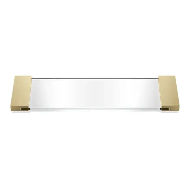 Decor Walther Classic Tab 34 Лоток универсальный 34x12 см, прозр. стекло цвет золото матовое 0848744