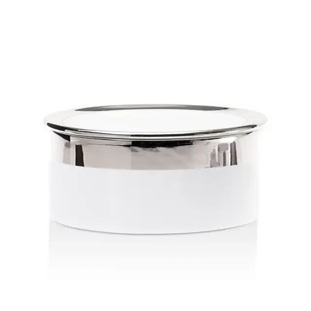 Decor Walther Bone DMD L Баночка универсальная 14.5x5.5 см, фарфор, цвет белый платиновый 0849100