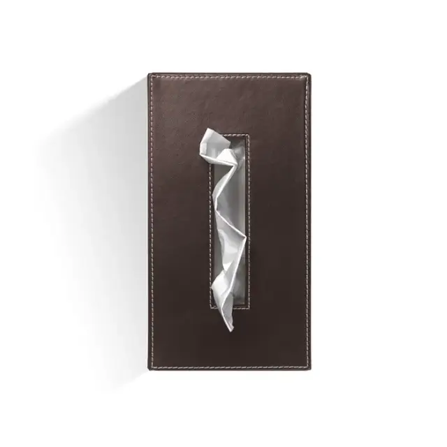 Decor Walther Brownie KB40 Диспенсер для салфеток 24x12xh8 см, цвет: темно-коричневая кожа 0838390
