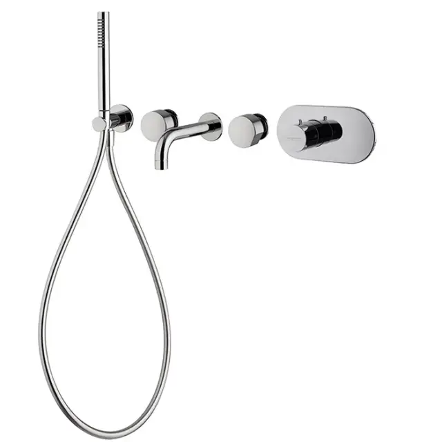 Fima Carlo Frattini So Смеситель для ванны встроенный, термостатический, цвет хром F3179X2CR