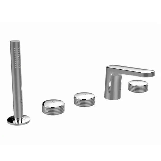 Fima Carlo Frattini Texture Collection Смеситель к борту ванны, цвет: хром F5614HCR