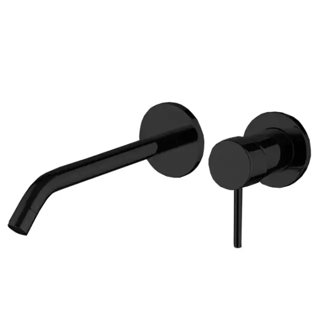 Fima Carlo Frattini Spillo Up Смеситель для раковины, с клапаном, цвет: черный матовый F3051NLX8NS