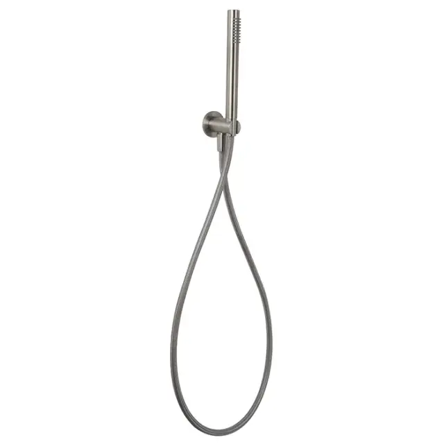 Fima Carlo Frattini Spillo Steel Душевой гарнитур: ручной душ, шланг 150 см, держатель, цвет: inox F2951/4INOX