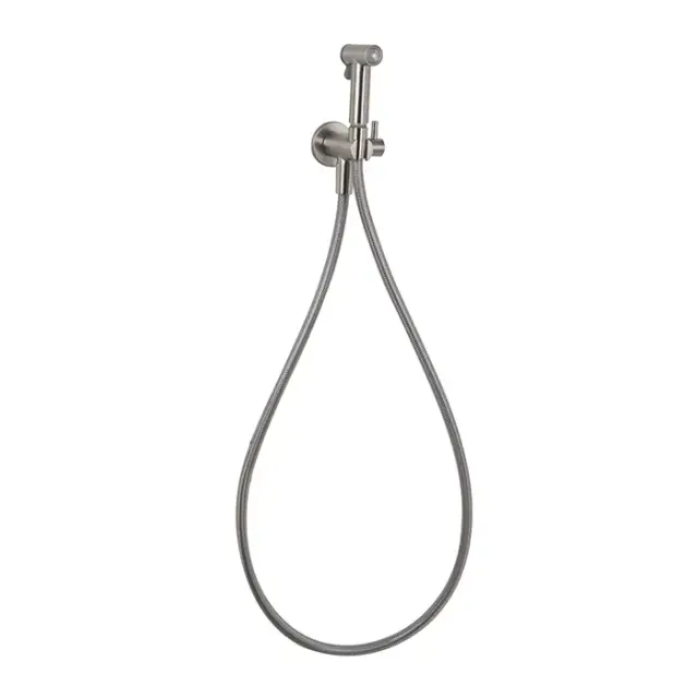 Fima Carlo Frattini Spillo Steel Ручной душ, шланг 120 см, держатель, цвет: нержавейка F2952INOX