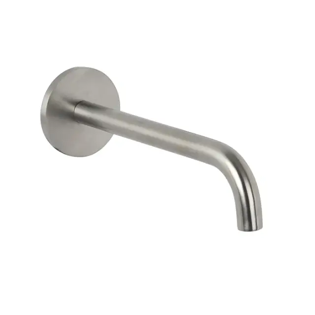 Fima Carlo Frattini Spillo Steel Излив настенного монтажа, длина 20 см, цвет: сатинированная сталь F2944INOX