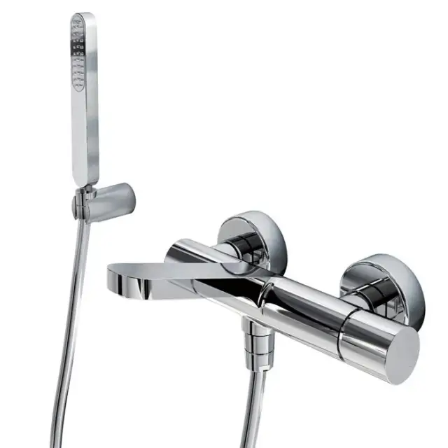 Fima Carlo Frattini Nomos Go Смеситель на ванну, с душевым комплектом, цвет: хром F4164CR