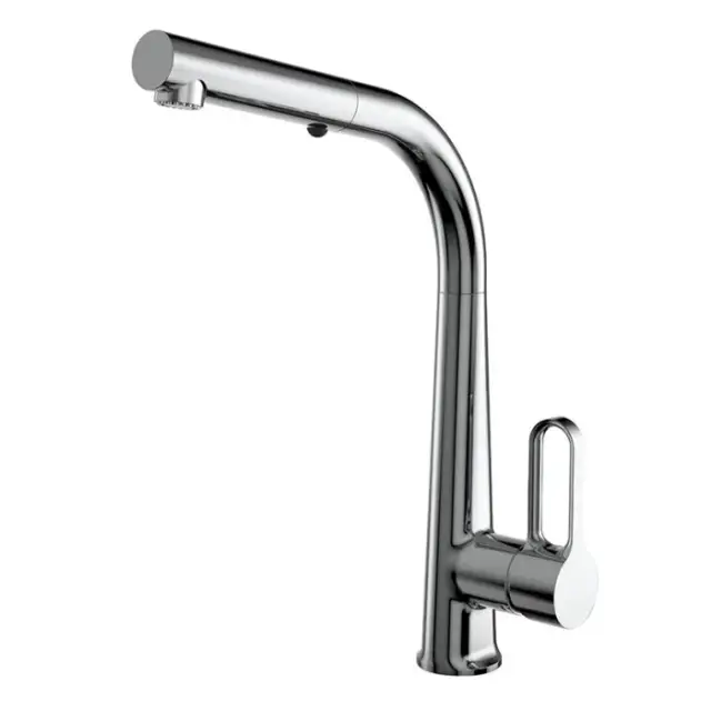 Fima Carlo Frattini Kitchen Смеситель для кухни, с выдвижной лейкой, цвет: хром F7026CR