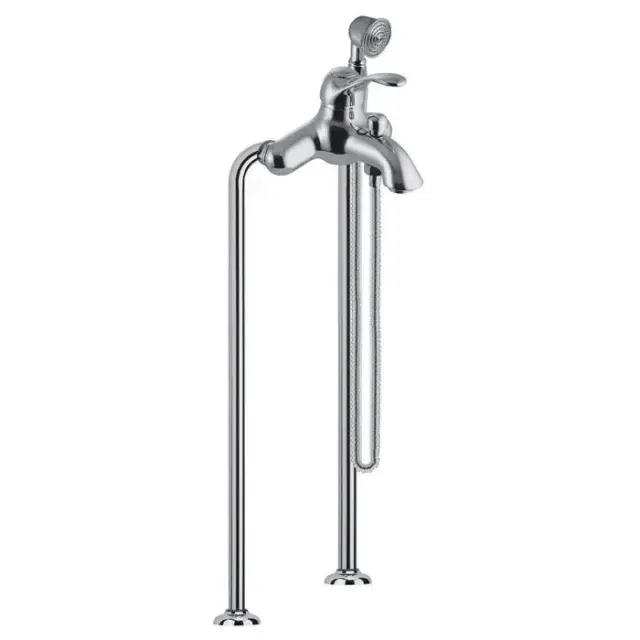 Fima Carlo Frattini Lamp Смеситель для ванны, напольный, цвет: хром F3304/4CR