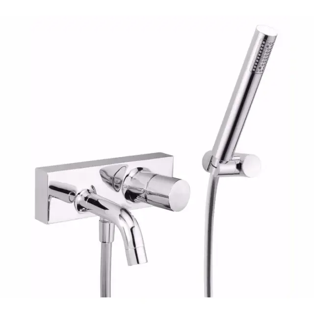 Fima Carlo Frattini Fluid Смеситель на ванну, с душевым комплектом, цвет: хром F3854CR