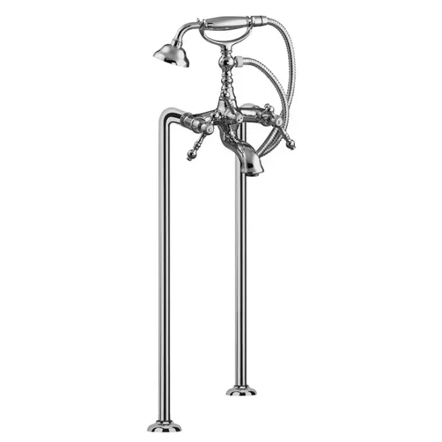 Fima Carlo Frattini Epoque Смеситель напольный для ванны, с душевым комплектом, цвет: хром F5054/4CR