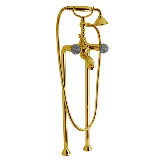 Fima Carlo Frattini Elizabeth Chic Смеситель для ванны, с душ. комплектом, цвет: золото F5084/4COR