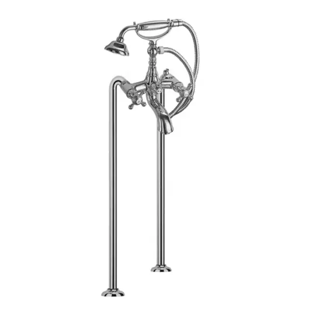 Fima Carlo Frattini Elizabeth Смеситель для ванны, с душевым комплектом, цвет: хром F5084/4CR