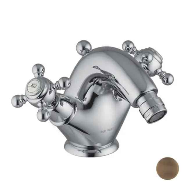 Fima Carlo Frattini Elizabeth Смеситель для биде, цвет: бронза античная F5092/2BR