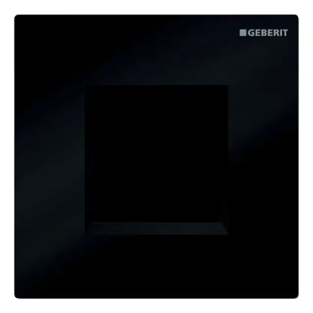 Geberit Type 30 Кнопка смыва для писсуара электронная, питание от батареек, цвет: черный Ral 9005 116.037.KM.1
